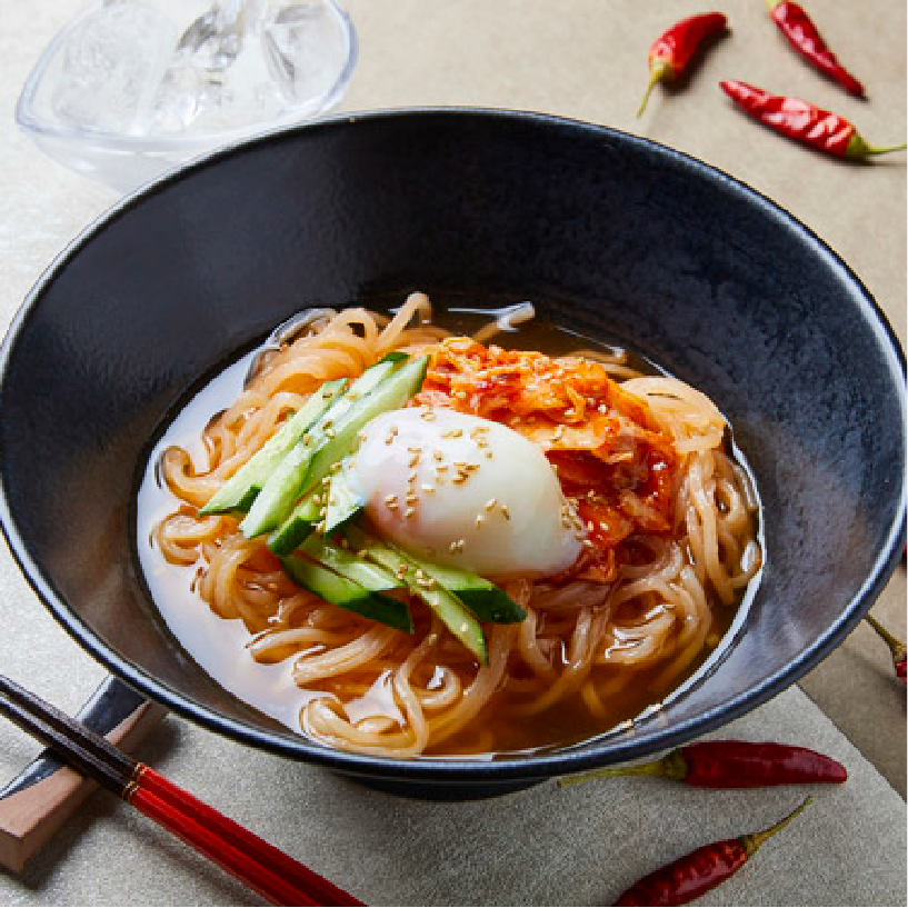 とろ～り温玉旨辛冷麺